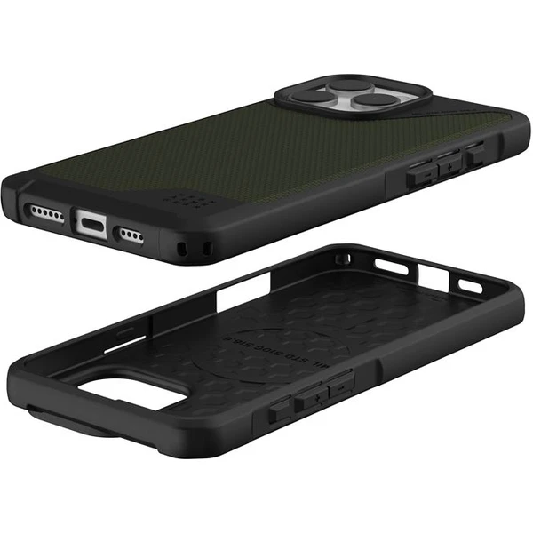 UAG Metropolis LT Magsafe Kevlar kryt iPhone 16 Pro Max olivovo zelený - Puzdra - Obrázok d02154e7e648459abbd0bef955ffbda4