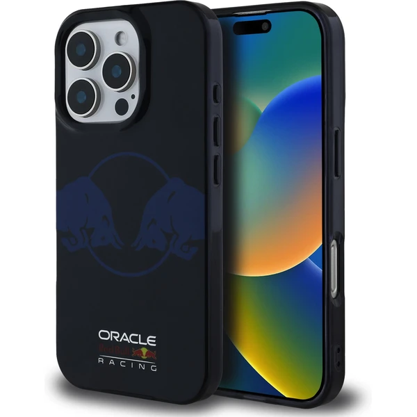 Oracle Red Bull Racing PC/TPU Two Bulls Magsafe kryt iPhone 16 Pro Max modrý - Puzdra - Hlavný obrázok
