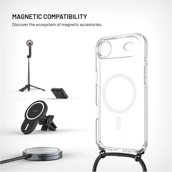 FIXED MagPure Neck kryt s čiernou šnúrkou na krk pre Apple iPhone Air - Puzdra - Obrázok d03bcf376e1f44fa80ba844d2a1e240d