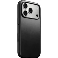 Nomad Modern Leather (Horween) MagSafe kožený kryt iPhone 17 Pro/18 Pro Black - Puzdra