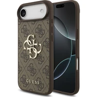 Guess PU 4G Metal Logo kryt iPhone Air hnedý - Puzdra