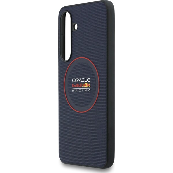 Red Bull PU Leather Red Ring MagSafe Zadný Kryt pre Samsung Galaxy S25 FE námorne modrej - Puzdra - Obrázok d06d38bcea944138a64b024663eb23f5