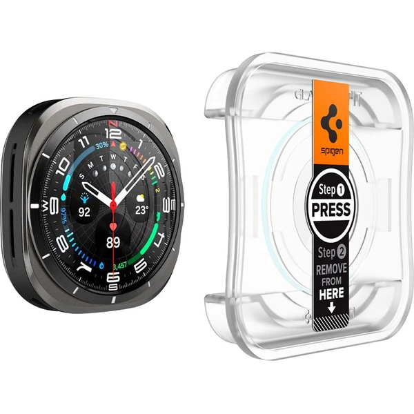 Spigen Glass TR EZ Fit sklo Samsung Galaxy Watch Ultra číre (2 ks) - Ochranné fólie a sklo - Obrázok d0720b686edc4d66897fc99ee1153726