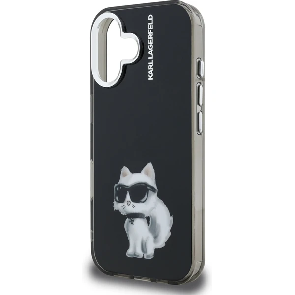 Karl Lagerfeld IML Aquarelle Chúpette kryt iPhone 16 čierny - Puzdra - Obrázok d072af56c77d4657b8991557bf0881c8