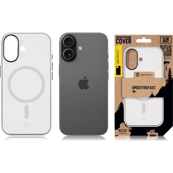Tactical MagForce SmoothIsFast kryt Apple iPhone 17 biely - Puzdra - Obrázok d080eb8f90264a5780a4c34b197a5544