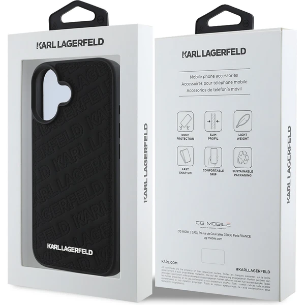 Karl Lagerfeld PU Quilted Pattern kryt pre iPhone 16 čierny - Puzdra - Obrázok d0b0d1e0dade4fdcafb8945046c268dd