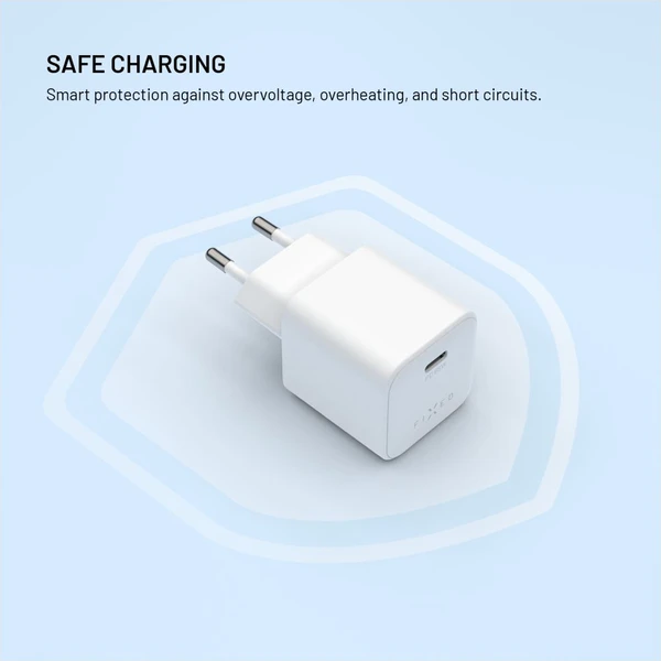 FIXED Mini GaN nabíjačka s USB-C a podporou PD, 65W, biela - Nabíjačky - Obrázok d0c80457dfe245ed8e2f263a55b401de