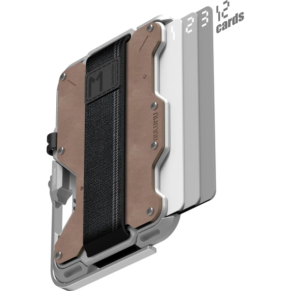 Aulumu G03 Multi-Tool Magnetická kovová peňaženka MagSafe Originálny kožený obal - Peňaženky - Obrázok d0f3b2704b3a4ef3a6c0ce6078eea823