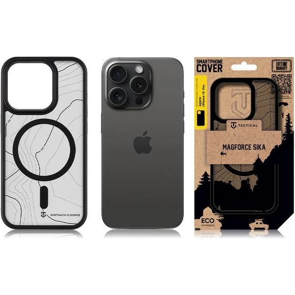 Tactical MagForce Hyperstealth Sika kryt iPhone 15 Pro Asphalt - Puzdra - Obrázok d10ef3df6b2f40b585f60d431fee78f6