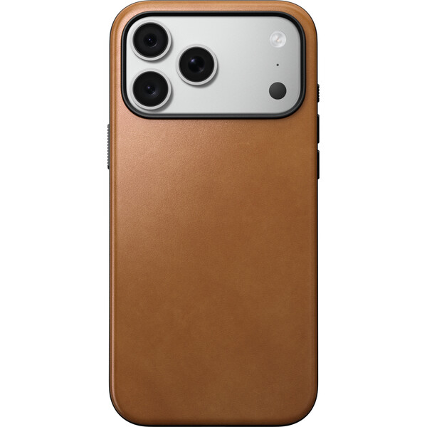 Nomad Modern Leather MagSafe kožený kryt iPhone 17 Pro Max/18 Pro Max English Tan - Puzdra - Obrázok d126c42ab29e41aabc7a3dc757905360