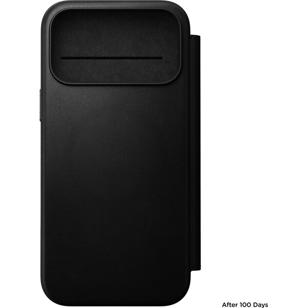 Nomad Modern Leather Folio MagSafe kožené puzdro iPhone 18 Pro Max Black - Puzdra - Obrázok d135a23bf37a497a9d20fe148e0f5197