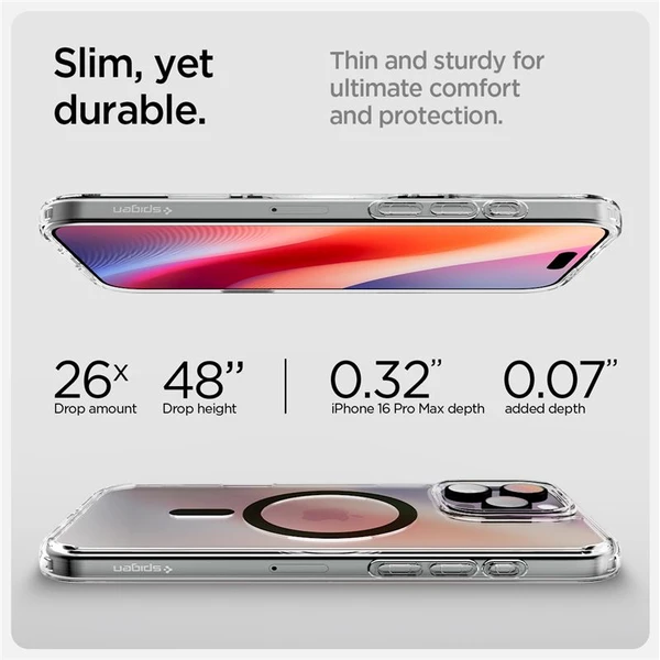 Spigen Ultra Hybrid T MagSafe kryt iPhone 16 Pro Max grafitový - Puzdra - Obrázok d140cec1bf7b42378f1f88777ccbcf8e