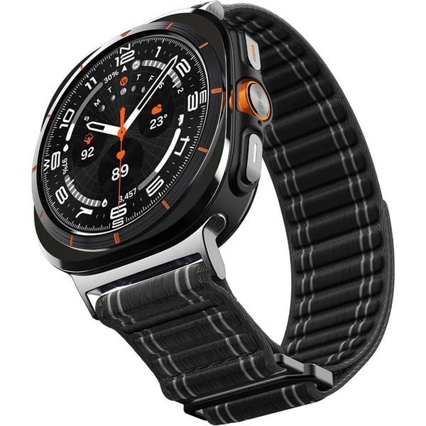 Spigen Fabric Band remienok (suchý zips) Samsung Galaxy Watch Ultra 47mm čierny - Remienky - Obrázok d1471a760f0740a894c0c69d8924f179