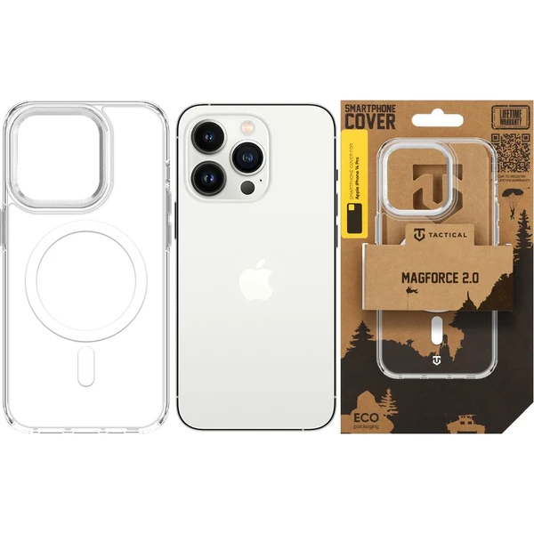 Tactical MagForce 2.0 Kryt pre Apple iPhone 14 Pro Silver - Puzdra - Obrázok d148716e862b462aa9cc6f1581fb17d0