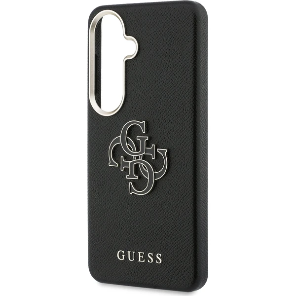 Zadná krytka s logom PU 4G z živice a kovu pre Samsung Galaxy S26+ čierna - Puzdra - Obrázok d14af2d46628440cb6a48039ea715507