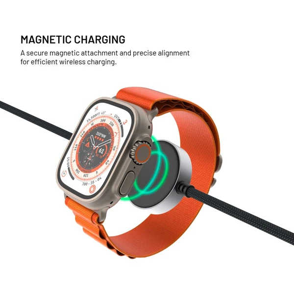 FIXED Power Watch kábel USB-C/USB-C a Apple/Samsung Watch nabíjačkou, 1,5 m, PD 60W šedý - Káble a redukcie - Obrázok d14f8d89051a4cf9997ead013208516c