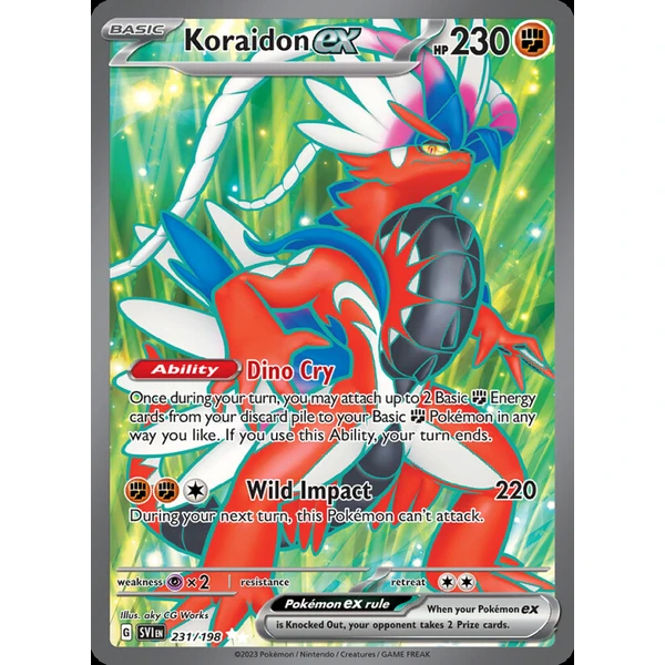Koraidon ex (SVI 231) - Scarlet & Violet [Holo] - Kusové karty - Hlavný obrázok