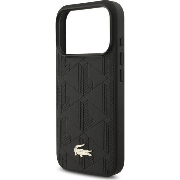 Lacoste PU Nomogram Gold Gold MagSafe kryt iPhone 17 Pro čierny - Puzdra - Obrázok d1b08fb218574af9a9a3ebe406151f1e