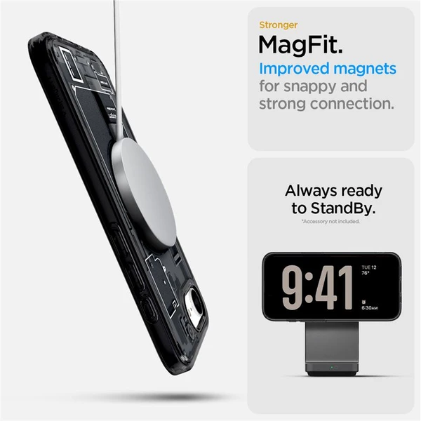 Spigen Ultra Hybrid MagSafe kryt iPhone 17e/16e zero one black - Puzdra - Obrázok d1b900b386ff4ee9a888e42f7ca71b92