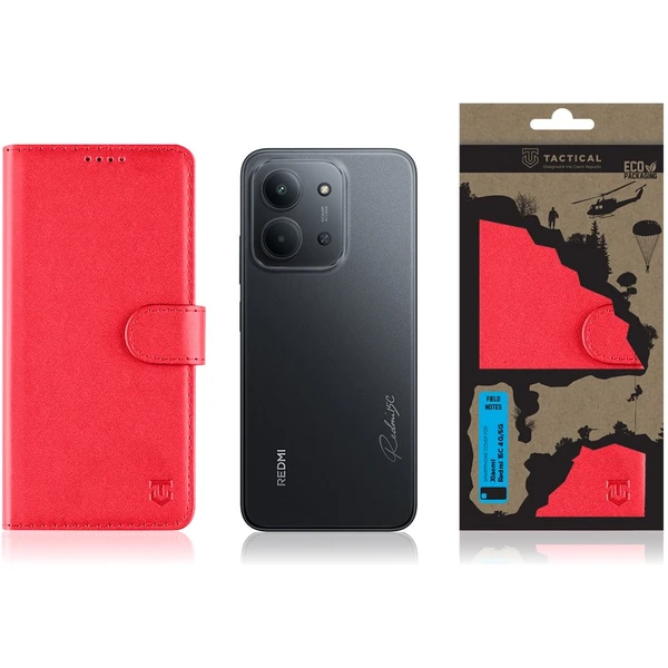 Tactical Field Notes puzdro Xiaomi Redmi 15C 4G/5G červené - Puzdra - Obrázok d1bc137d6b3747ce8dc053f10cbd2e1c
