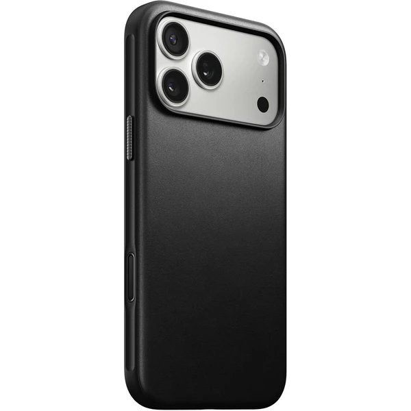 Nomad Modern Leather Case MagSafe kožený kryt iPhone 17 Pro Max Black - Puzdra - Hlavný obrázok