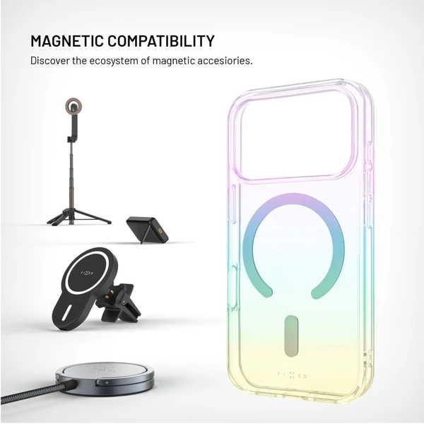 FIXED MagRainbow kryt s MagSafe Apple iPhone 17 Pro dúhový - Puzdra - Obrázok d1f582915cb44c309a1bcb6f650f0708