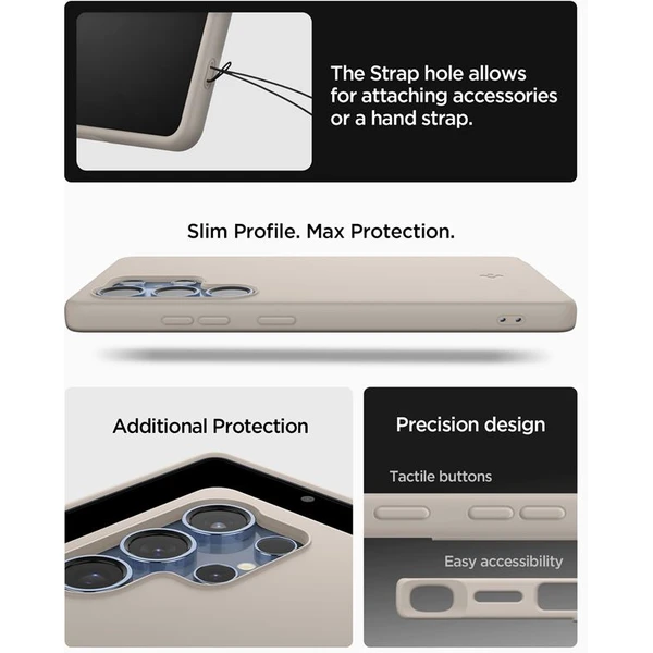 Spigen Silicone Fit MagSafe kryt Samsung Galaxy S25 Ultra prírodný titán - Puzdra - Obrázok d1fba7deff674e3eae9af5b5133b87e3
