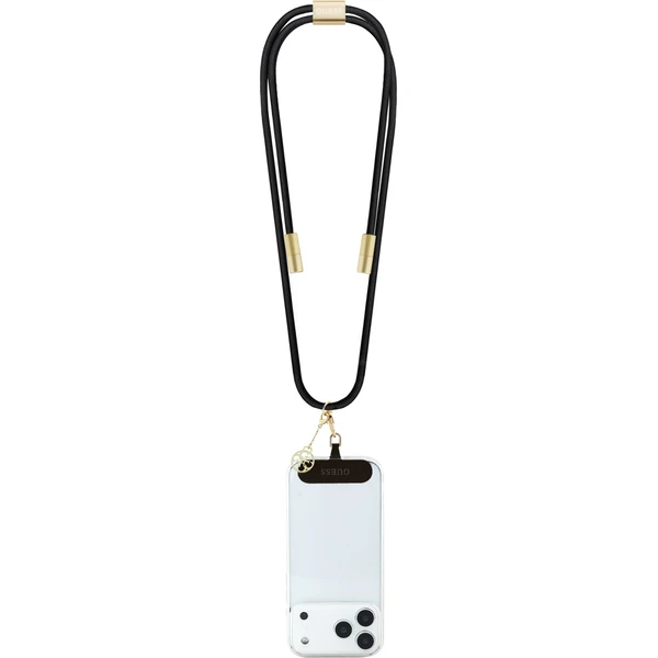 Guess Crossbody popruh 4G Charm s nabíjacím káblom USB-C/USB-C čierny - Popruhy a crossbody - Obrázok d21f52acdf894d409af351898011900c