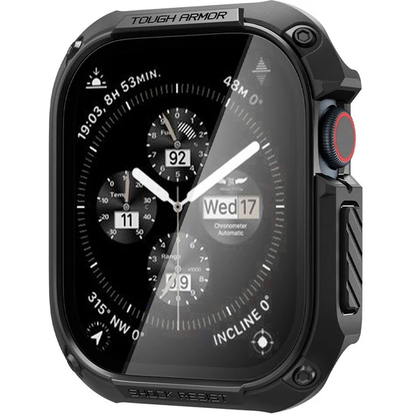 Spigen Tough Armor puzdro Apple Watch 10/11 (46mm) čierne - Puzdra - Obrázok d24013a7856947f684d45d5b681e5532
