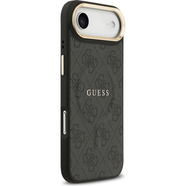 Guess PU Leather 4G Gold Frame MagSafe kryt iPhone Air čierny - Puzdra - Obrázok d26bedb808714f6db80a2a681f759697