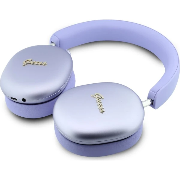 Guess Metallic Script Logo ENC Bezdrôtová Slúchadlá Purple - Slúchadlá - Obrázok d2867a390c6343849dcba280552d7055