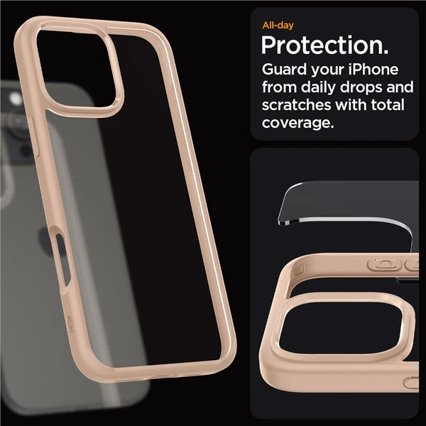 Spigen Ultra Hybrid kryt iPhone 16 Pro Max rose titanium - Puzdra - Obrázok d2a670a6423140b686da1279bc48ead6