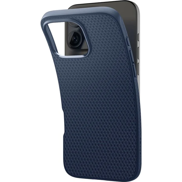 Spigen Liquid Air kryt iPhone 16 Pro navy blue - Puzdra - Obrázok d2a89123530c44c588534baf0f9357e5