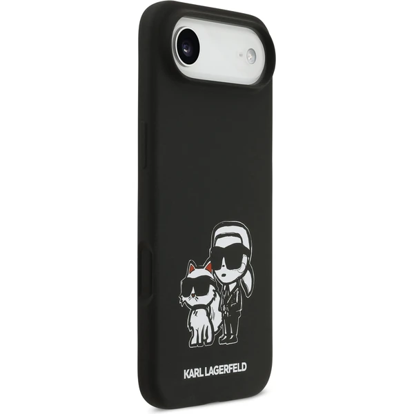 Karl Lagerfeld Liquid Silicone K&CH Sketch MagSafe kryt iPhone Air čierny - Puzdra - Obrázok d2d4132a76b545fdbb4471961bdaf7a1