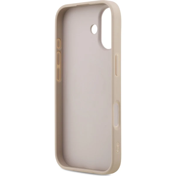 Guess PU Leather 4G Colored Ring MagSafe Zadný Kryt pre iPhone 17 ružový - Puzdra - Obrázok d2daa6ce20f84a7c930d22ae74457f10