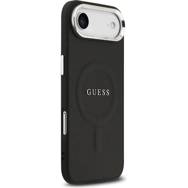 Guess PU Saffiano MagSafe kryt iPhone Air čierny - Puzdra - Obrázok d2fb1312e6224a2fa71240df7165c6d8