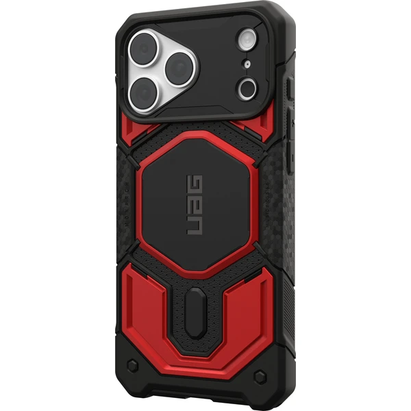 UAG Monarch Pro MagSafe kryt iPhone 18 Pro Max/17 Pro Max čierny/červený - Puzdra - Obrázok d2fe3f5d220b4121ae73ff8037303260