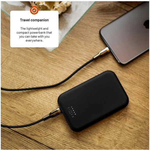 FIXED MagZen powerbanka s bezdrôtovým nabíjaním a Magsafe, 10000 mAh, čierna - Powerbanky - Obrázok d328d0b4e8204fce92261807e18453f9