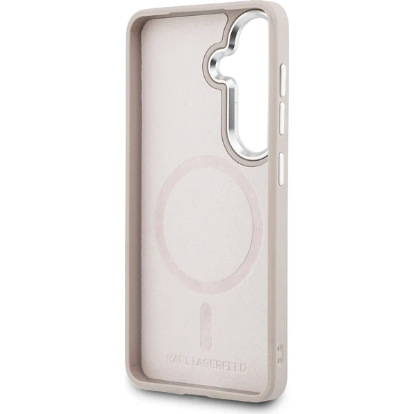 Karl Lagerfeld PU RSG Logo Magnetický kryt Samsung Galaxy S26+ ružový - Puzdra - Obrázok d32ac0ed193e4c0bb4e9b5ad29eecbfd