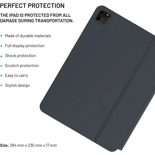 FIXED Typee puzdro s klávesnicou iPad Pro 12,9" (18-22)/iPad Pro 13"/iPad Air 13" (24-26), CZ, - Puzdra s klávesnicou - Obrázok d33fba1767e745f6ba46eab1a5253227