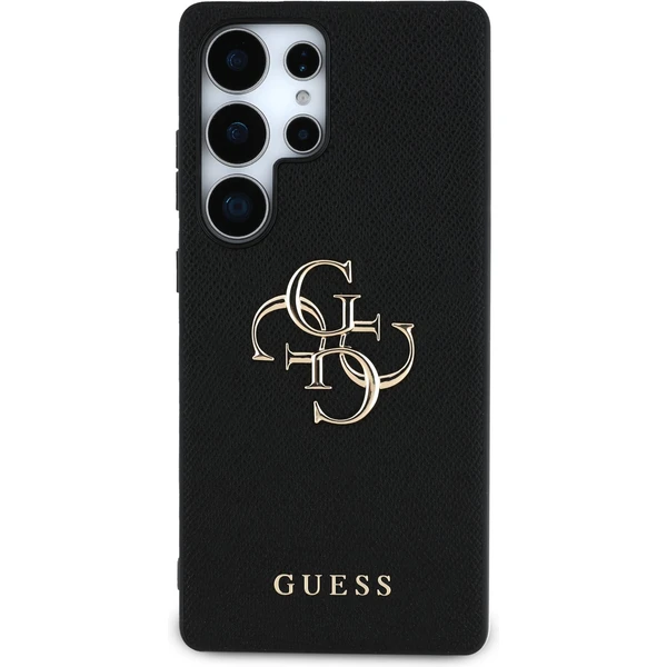 Guess PU Grained 4G Metal Logo kryt Samsung Galaxy S25 Ultra čierny - Puzdra - Obrázok d375999b800a402cb3f20fb230d3a98a