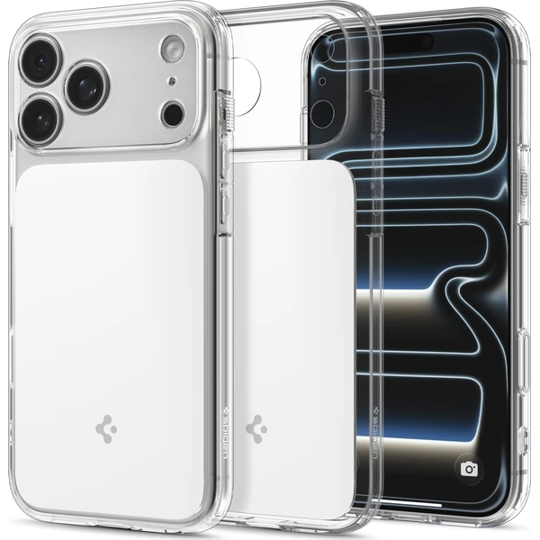 Spigen Ultra Hybrid T MagSafe kryt iPhone 18 Pro Max/17 Pro Max lesklá biela - Puzdra - Hlavný obrázok