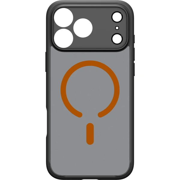 Spigen Ultra Hybrid MagSafe kryt iPhone 18 Pro/17 Pro frost black orange - Puzdra - Obrázok d3bb3863454b4026a4d76d1bca2209f2
