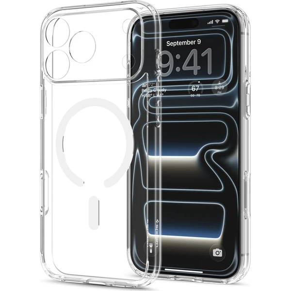 Spigen Ultra Hybrid MagSafe kryt iPhone 18 Pro Max/17 Pro Max číry biely - Puzdra - Obrázok d3d2d95122cf4173b9601e3d30398ba0