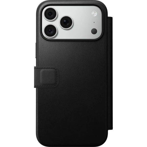 Nomad Modern Leather Folio MagSafe kožené puzdro iPhone 17 Pro Max/18 Pro Max Black - Puzdra - Obrázok d3d57acfe5684eb7844ae3e87bbaf55c