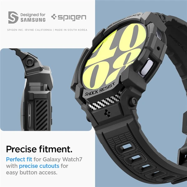 Spigen Rugged Armor Pre púzdro Samsung Galaxy Watch7 (44mm) matne čierne - Puzdra - Obrázok d3dca5eba074415896422eea6534fffc