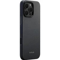Pitaka Summa Case MagSafe kryt iPhone 16 Pro Čierna/Šedá - Puzdra