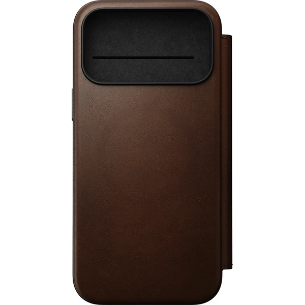 Nomad Modern Leather Folio MagSafe kožené puzdro iPhone 17 Pro Max/18 Pro Max Brown - Puzdra - Obrázok d3e4aece7c3a4affbf27df2e02f4de65