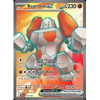 Regirock ex (DRI 214) - Destined Rivals [Holo] - Kusové karty