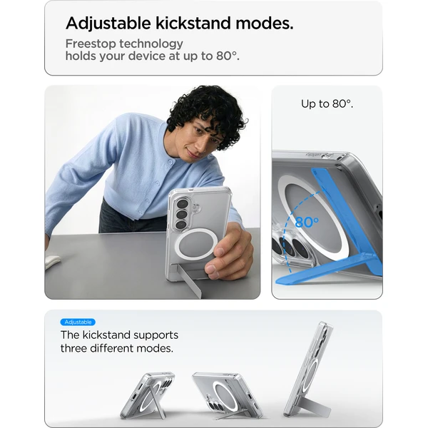 Spigen Ultra Hybrid S MagSafe kryt Samsung Galaxy S26 biely - Puzdra - Obrázok d426f4900a43456d92a092513ace8b04